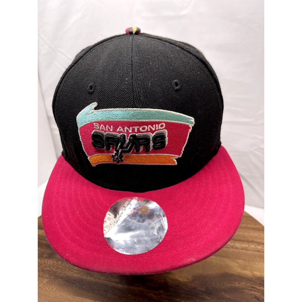 San Antonio Spurs Hat Cap New Era NBA HWC 9Fifty Strapback Pink Black Zubaz